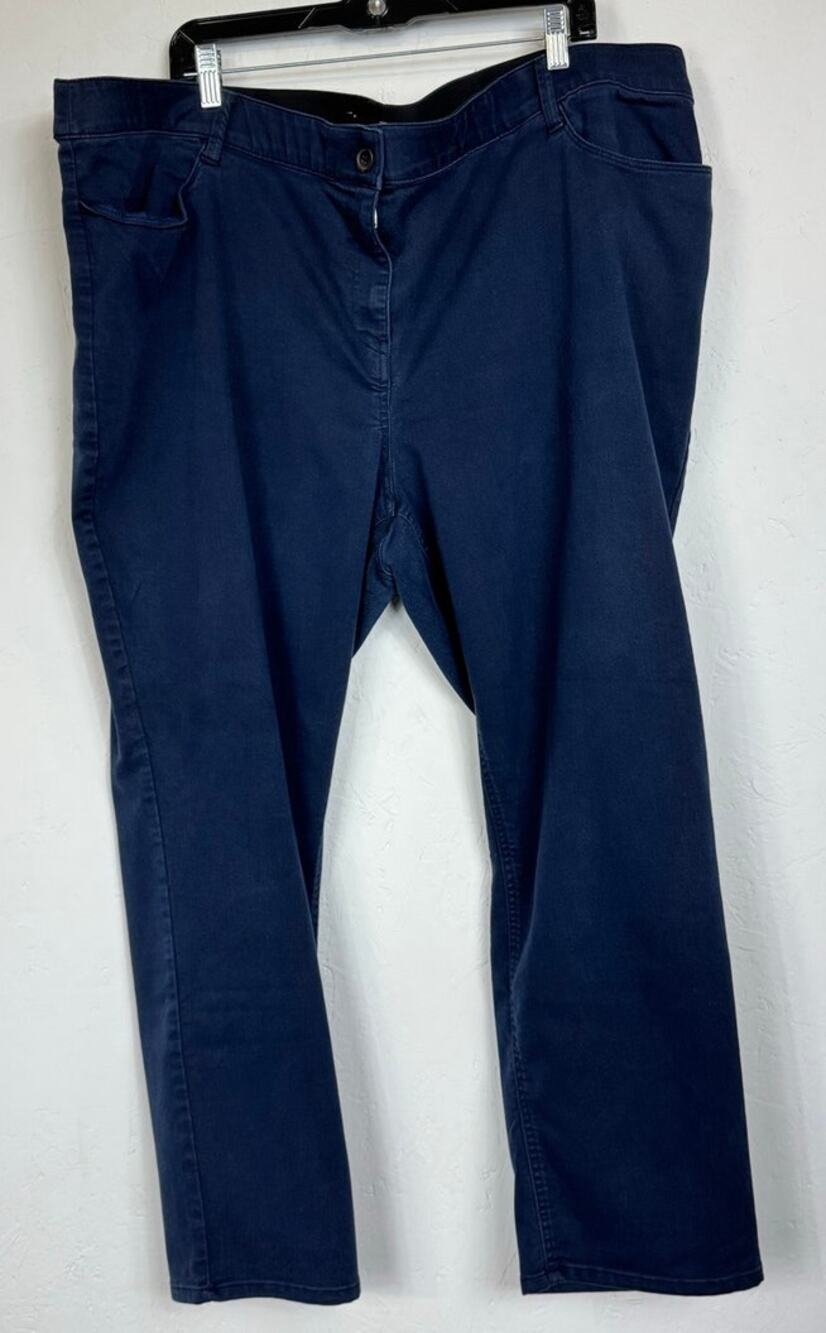 Ryan Wylde Blue Chino Capri Pants Women's 26W
